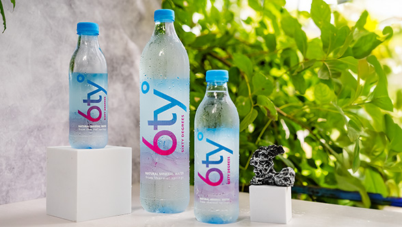 Innovadora agua mineral de los manantiales termales de Tailandia 